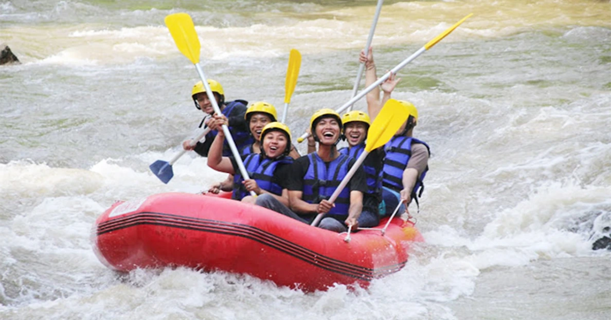 バリ島のラフティング